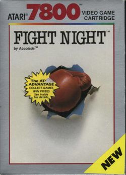 Box artwork for Fight Night.