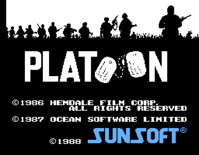 File:Platoon NES title screen.png