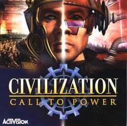Box artwork for Civilization: Call to Power.