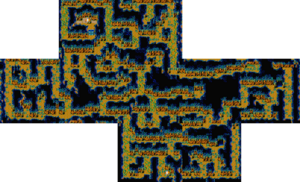 Hydlide 3 map Forbidden Cave F2.png