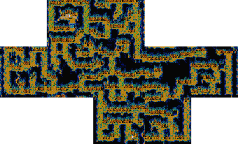 File:Hydlide 3 map Forbidden Cave F2.png