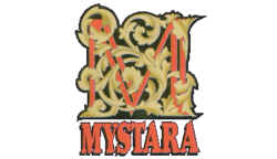 The logo for Mystara.