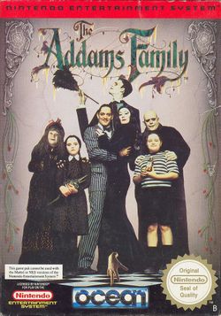 Box artwork for The Addams Family.