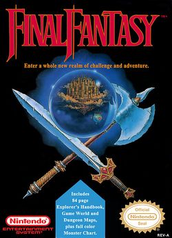 Box artwork for Final Fantasy.