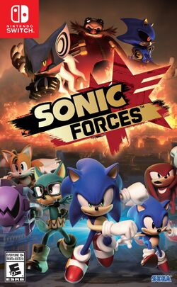 Box artwork for Sonic Forces.