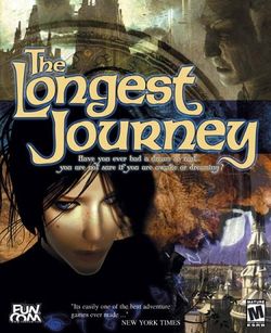 Box artwork for The Longest Journey.