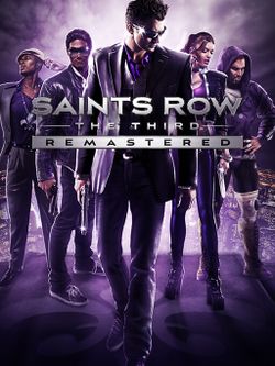 Box artwork for Saints Row The Third: Remastered.