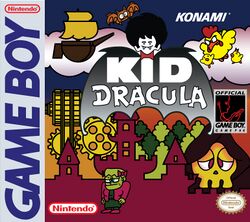 Box artwork for Kid Dracula.