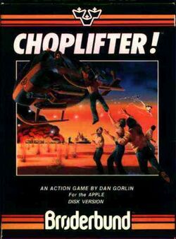 Box artwork for Choplifter!.