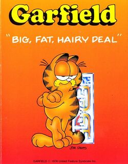 Box artwork for Garfield: Big, Fat, Hairy Deal.