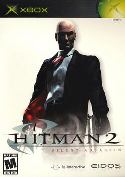 Box artwork for Hitman 2: Silent Assassin.