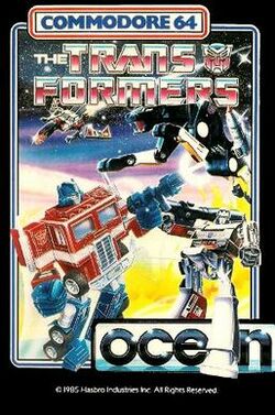 Box artwork for The Transformers.