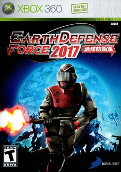 Box artwork for Earth Defense Force 2017.