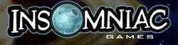 Insomniac Games's company logo.
