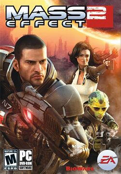 Box artwork for Mass Effect 2.