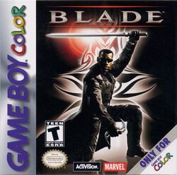 Box artwork for Blade (Game Boy Color).
