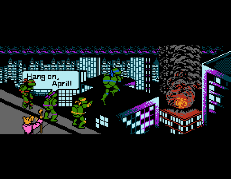 File:TMNT2 intro.png — StrategyWiki | Strategy guide and game reference ...