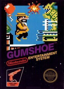 Box artwork for Gumshoe.