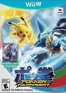 Box artwork for Pokkén Tournament.