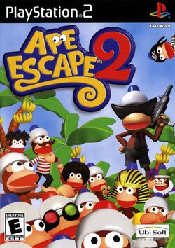 Box artwork for Ape Escape 2.