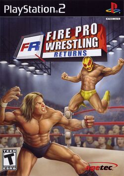 Box artwork for Fire Pro Wrestling Returns.