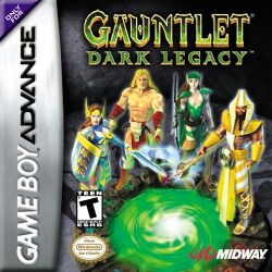 Box artwork for Gauntlet Dark Legacy (Game Boy Advance).