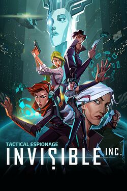 Box artwork for Invisible, Inc..