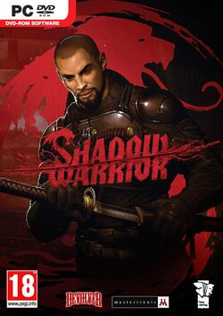 Box artwork for Shadow Warrior (2013).