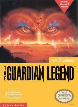 Box artwork for The Guardian Legend.