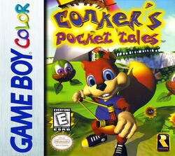 Box artwork for Conker's Pocket Tales.