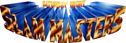 The logo for Saturday Night Slam Masters.