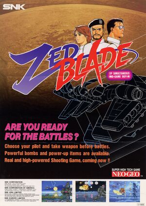 Zed Blade arcade flyer.jpg