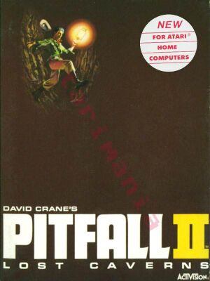 Pitfall II Atari 8bit box front.jpg