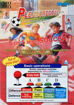 Box artwork for Pleasure Goal: 5 on 5 Mini Soccer.