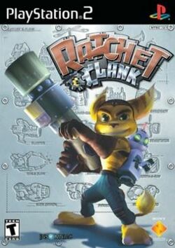 Box artwork for Ratchet & Clank.