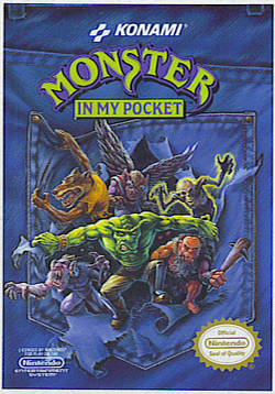 Box artwork for Monster in My Pocket.