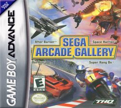 Box artwork for Sega Arcade Gallery.