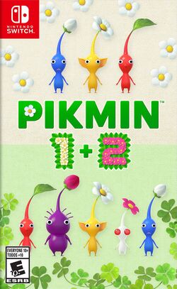 Box artwork for Pikmin 1+2.