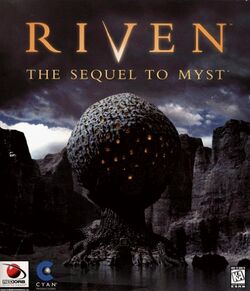 Box artwork for Riven.