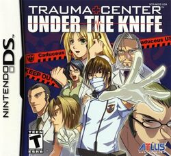 Box artwork for Trauma Center: Under the Knife.