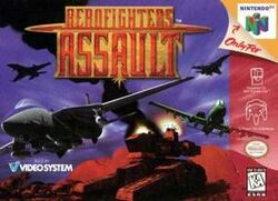 Box artwork for Aero Fighters Assault.