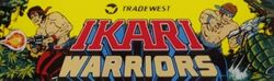 The logo for Ikari Warriors.