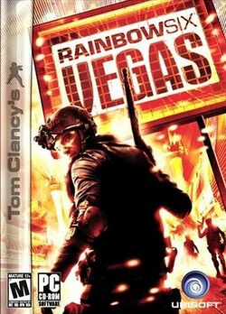 Box artwork for Tom Clancy's Rainbow Six: Vegas.