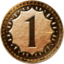 Uncharted 3 trophy First Treasure.png