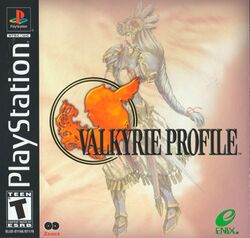 Box artwork for Valkyrie Profile.