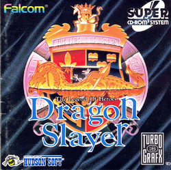 Box artwork for Dragon Slayer: The Legend of Heroes.
