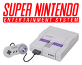 SNES console with logo