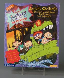 Box artwork for The Rugrats Movie Activity Challenge.