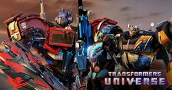 Box artwork for Transformers Universe.