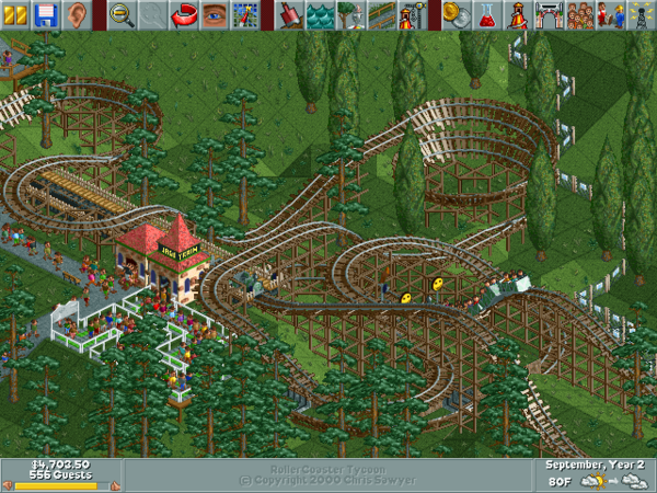 Rollercoaster Tycoon Corkscrew Follies Coaster Crazy — Strategywiki